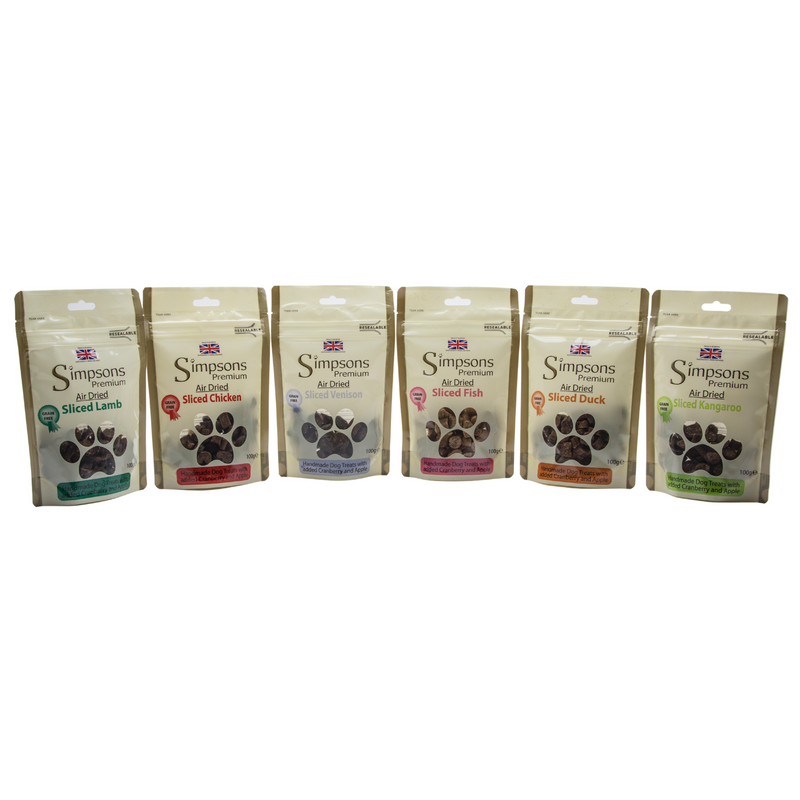 Air Dried Treats Mixed Package 6 x 100g