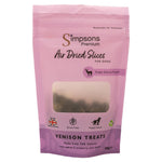 Air Dried Sliced Venison Dog Treats 100g