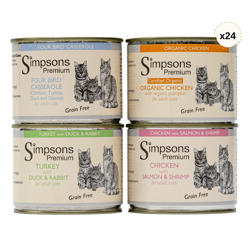 Cat Mixed Tin Package 24 x 200g