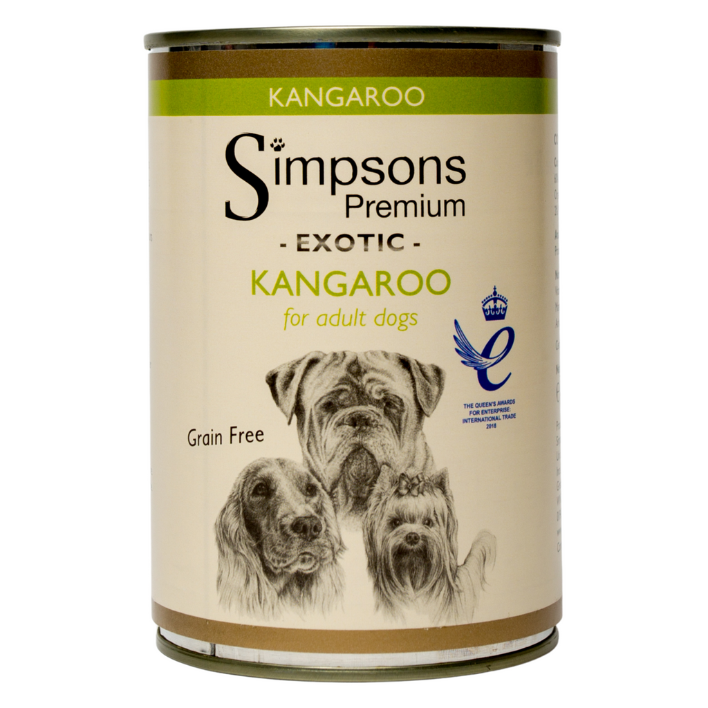 Canned kangaroo dog food best sale