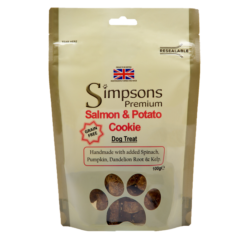 Salmon & Potato Cookie Dog Treat 100g
